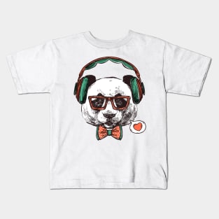 relaxing panda Kids T-Shirt